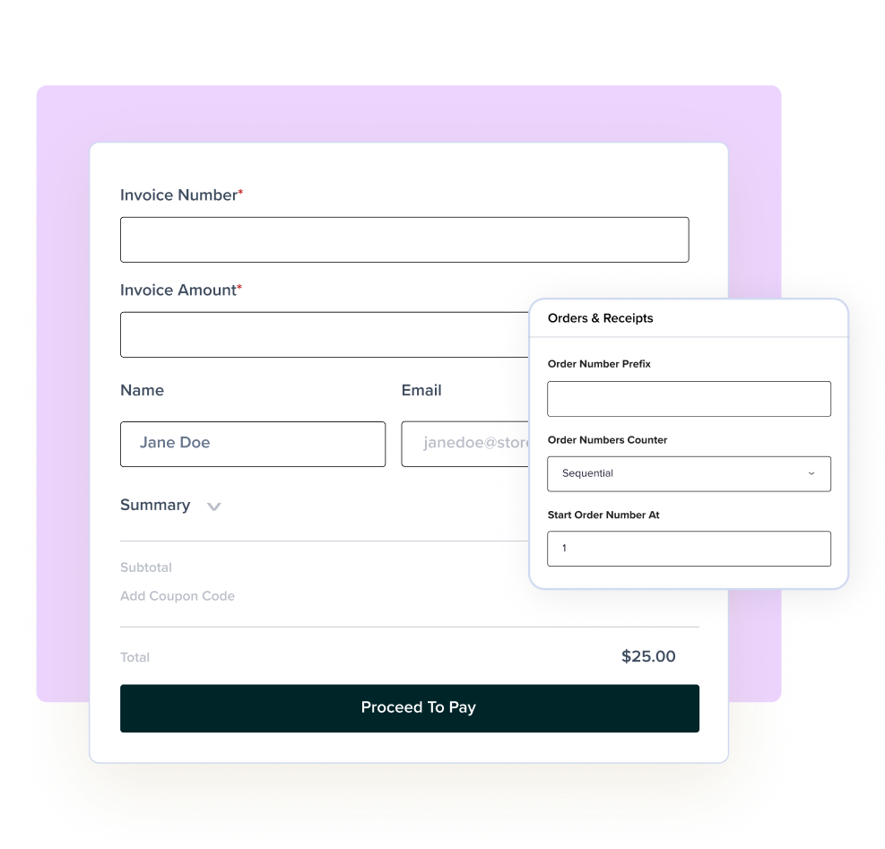 Customized Professional Invoices