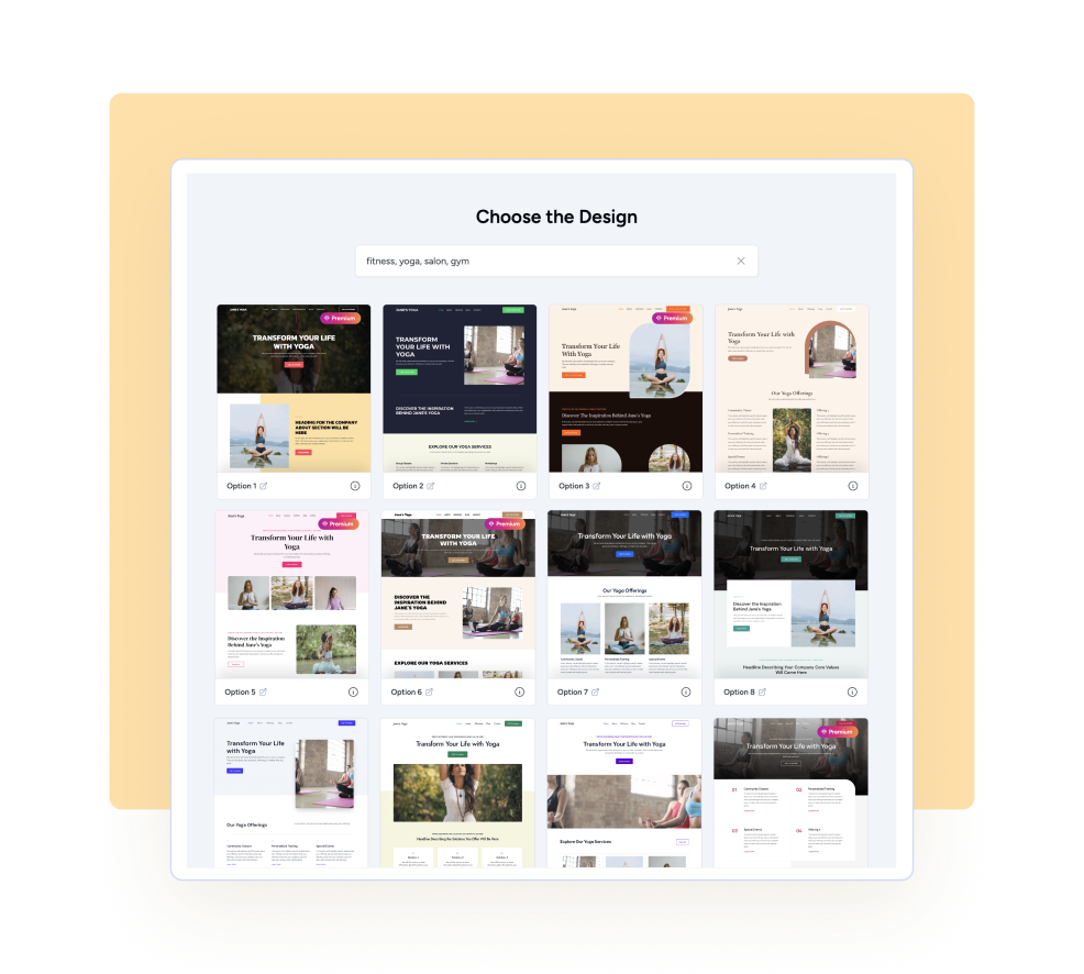 Extensive Template Library Options