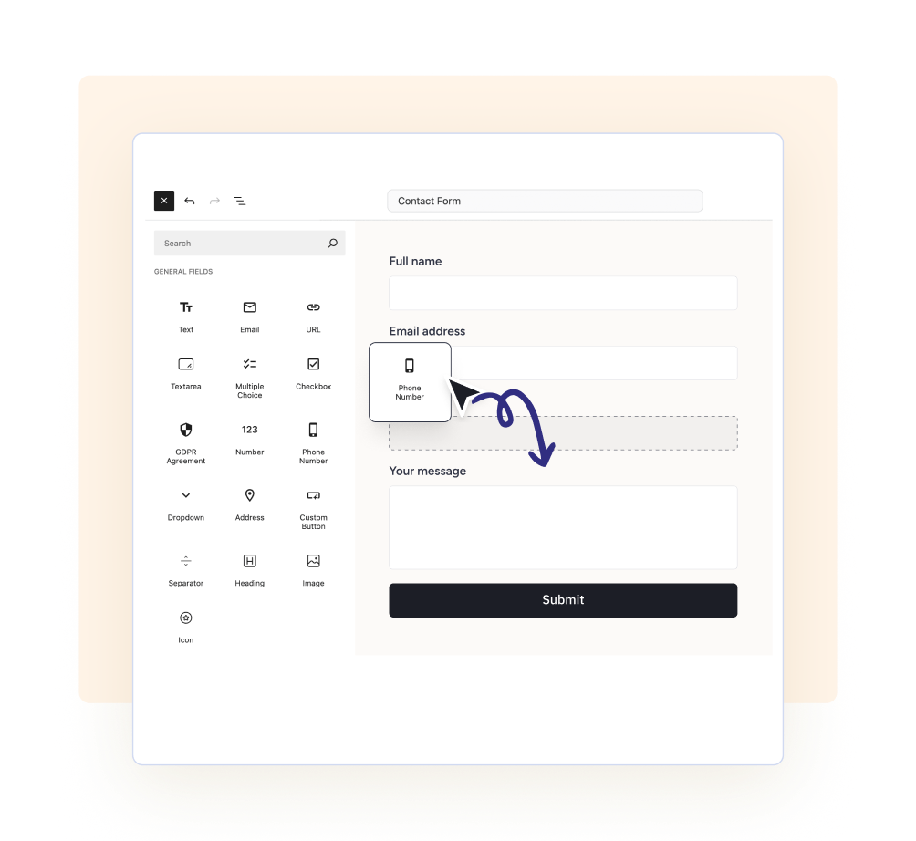 User-Friendly Drag & Drop