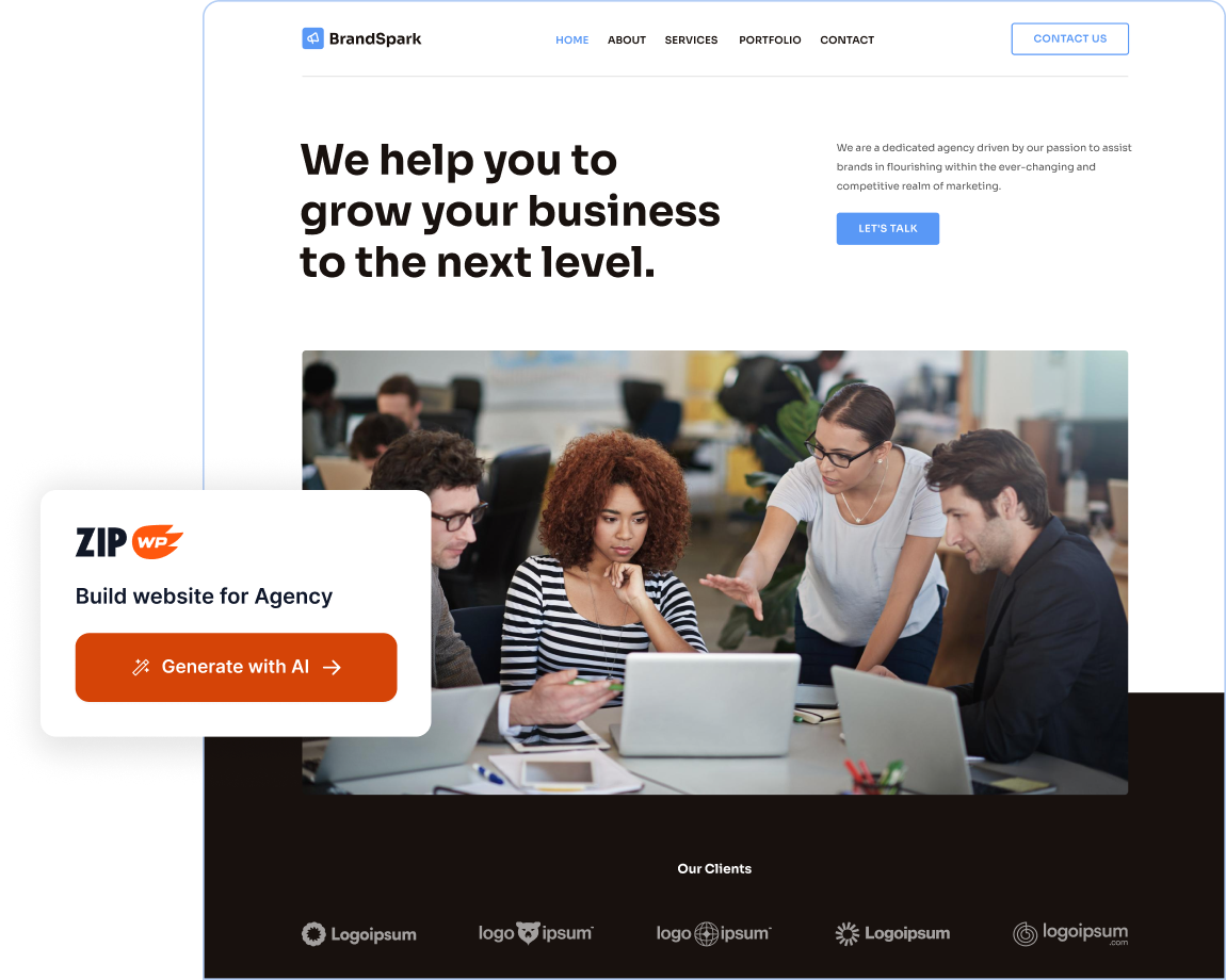 Instant AI-Powered Websites