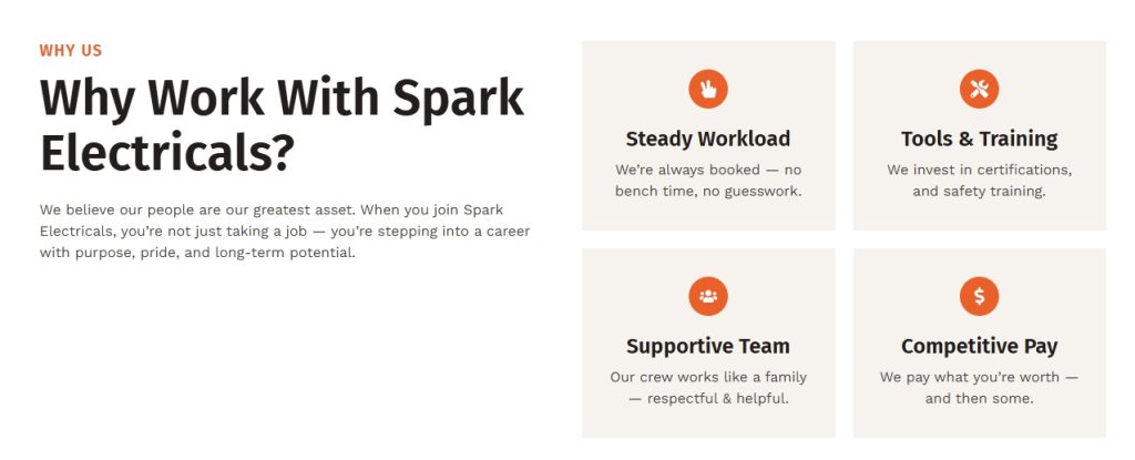 Careers page
