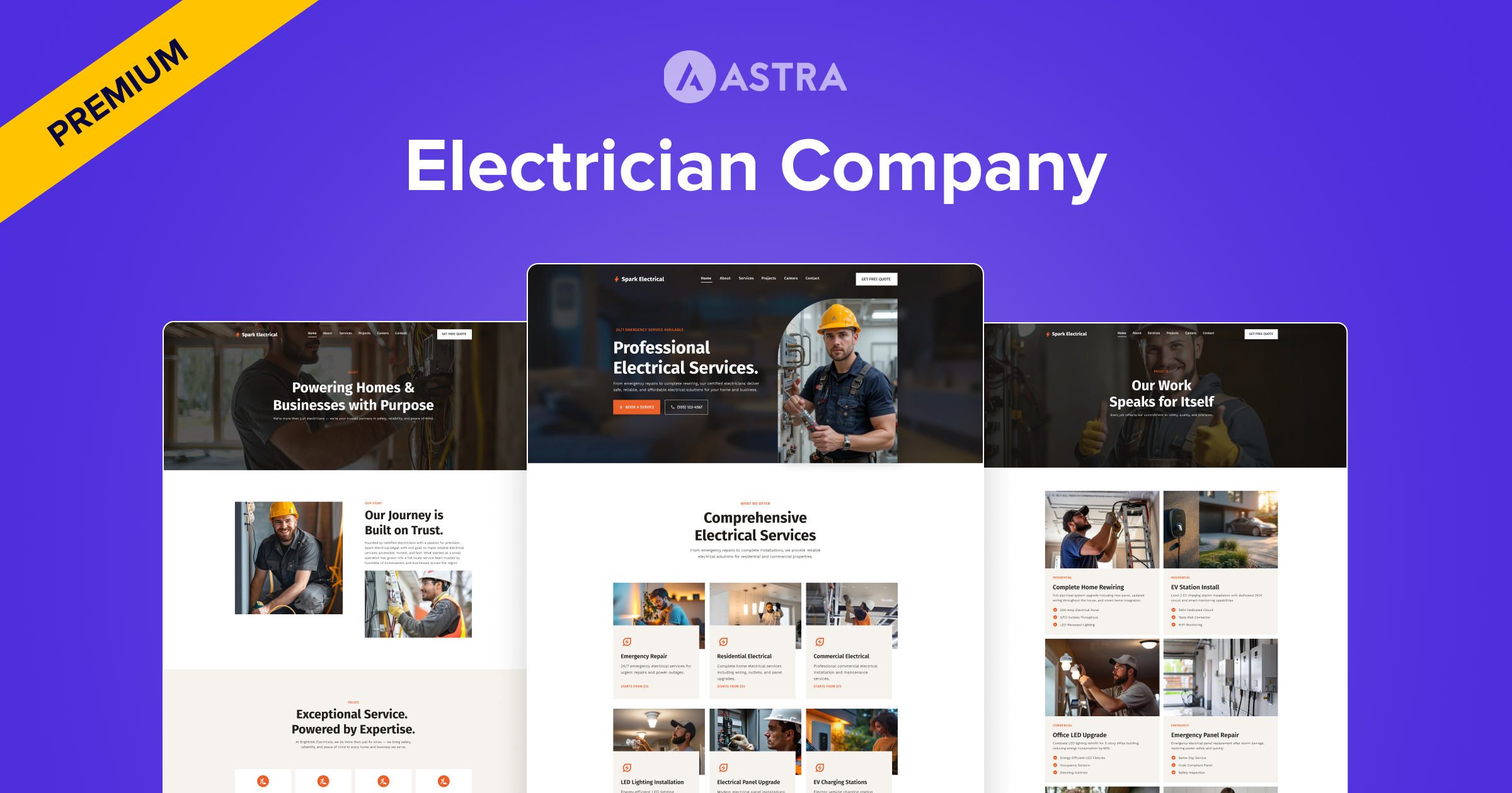 Electrician Company Template