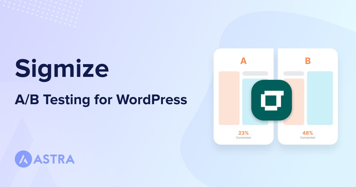 Sigmize A/B Testing for WordPress