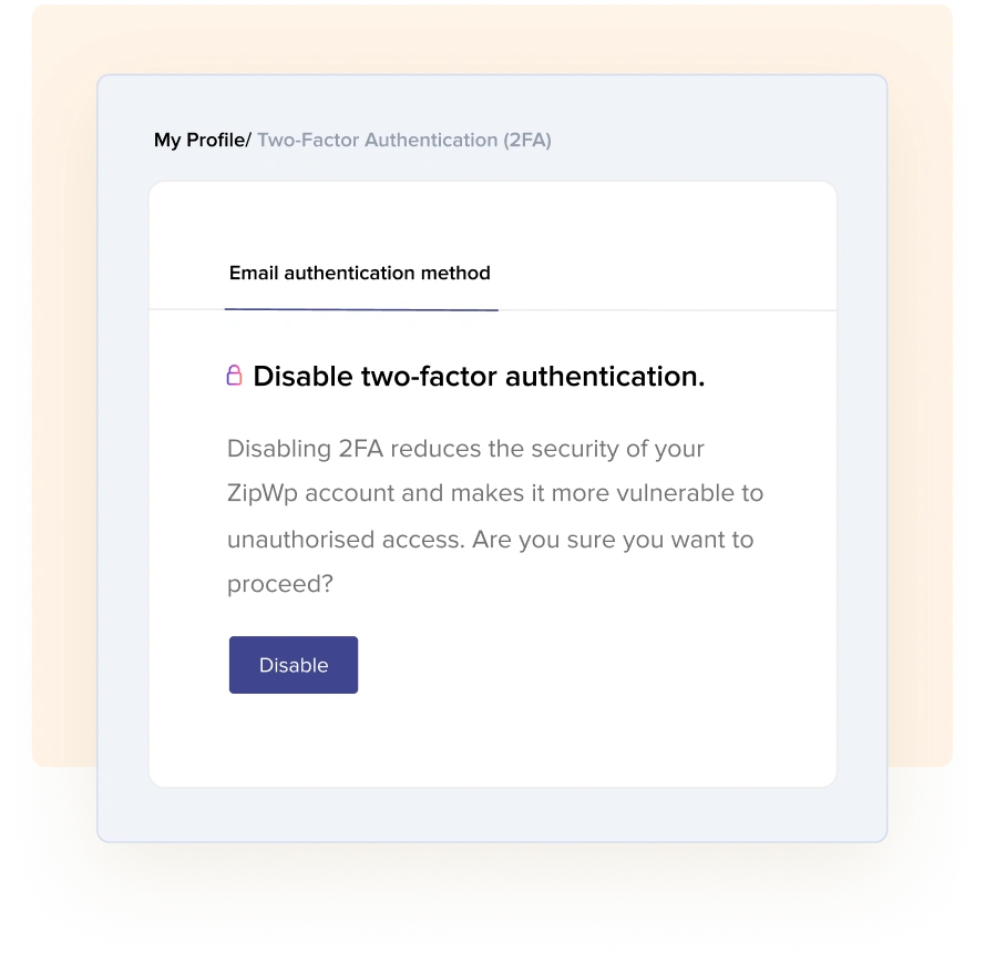 Two Factor Authentication
