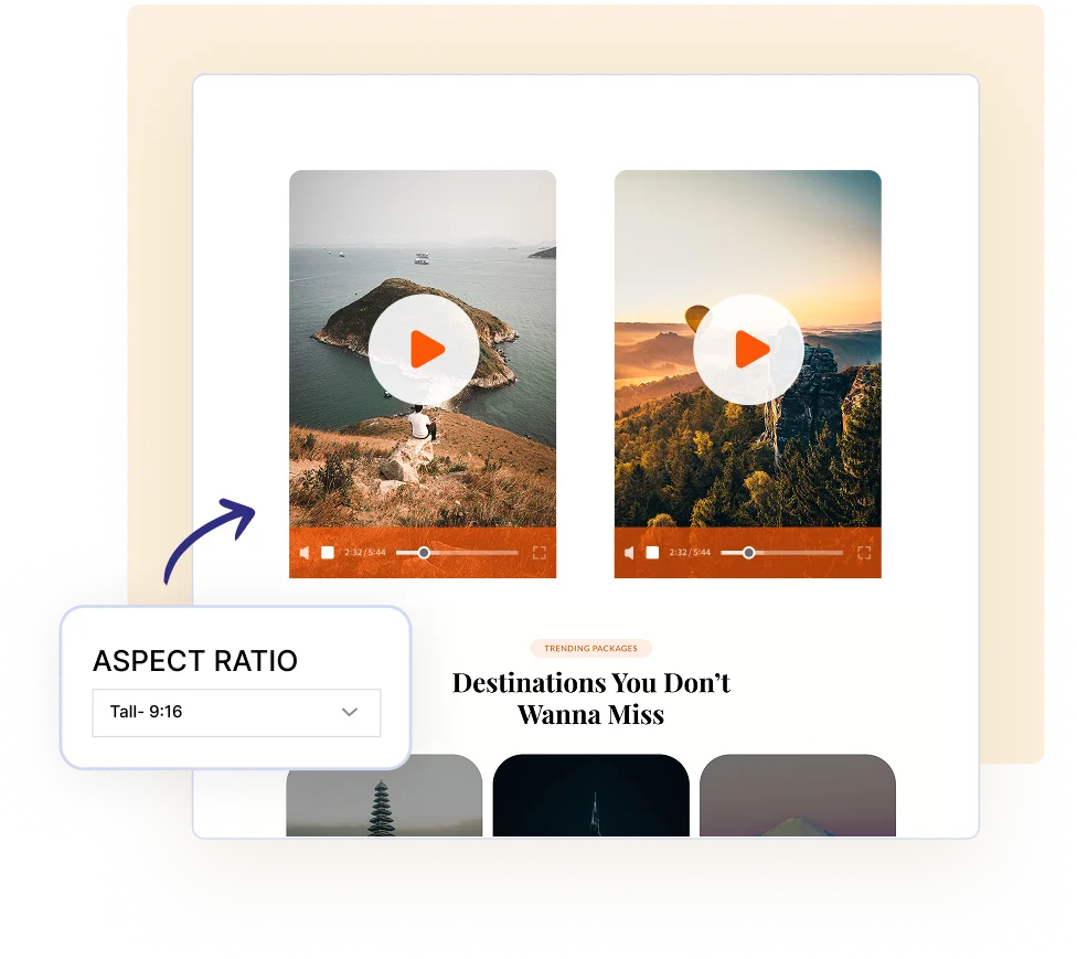 Vertical Video Support