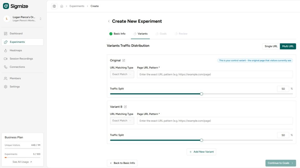Continue to Variants