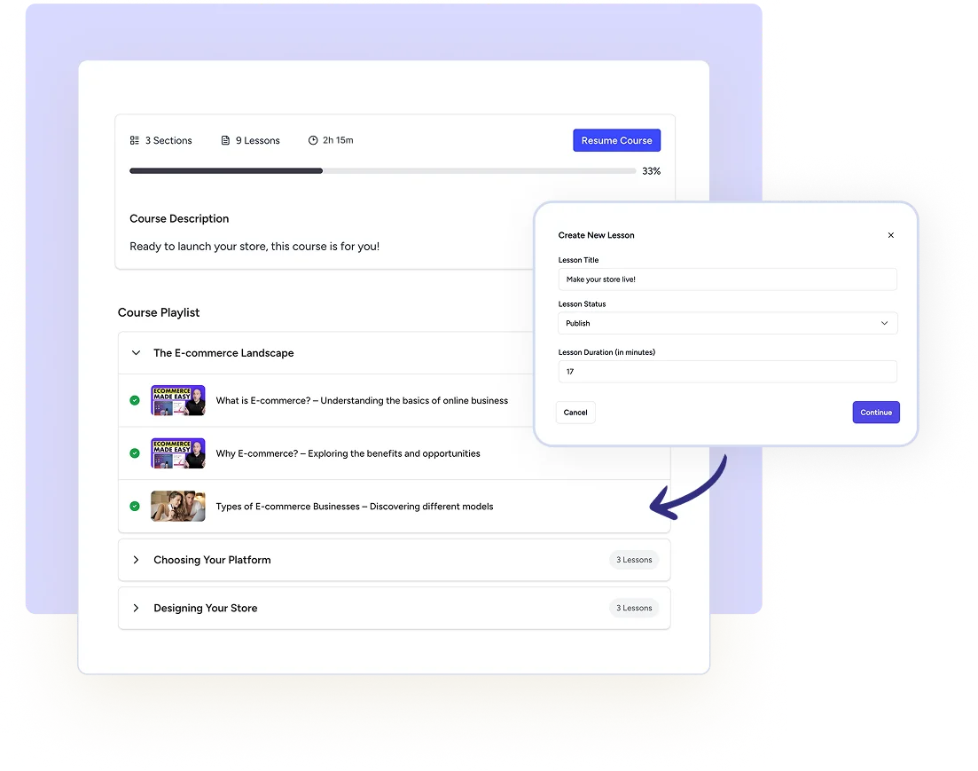 Courses LMS