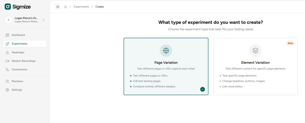 Setting up a test is easy