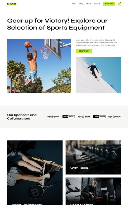 Sports Equipment Store