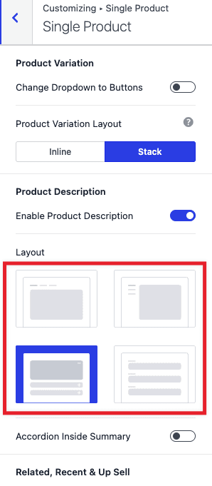 Single product description layouts with Astra Pro