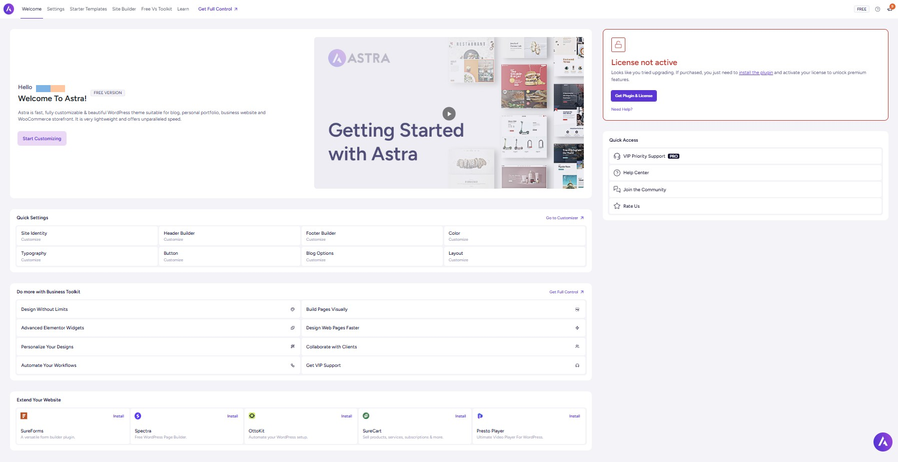 Astra Dashboard: Complete Guide to Settings, Modules & Features Word Image 326616 2