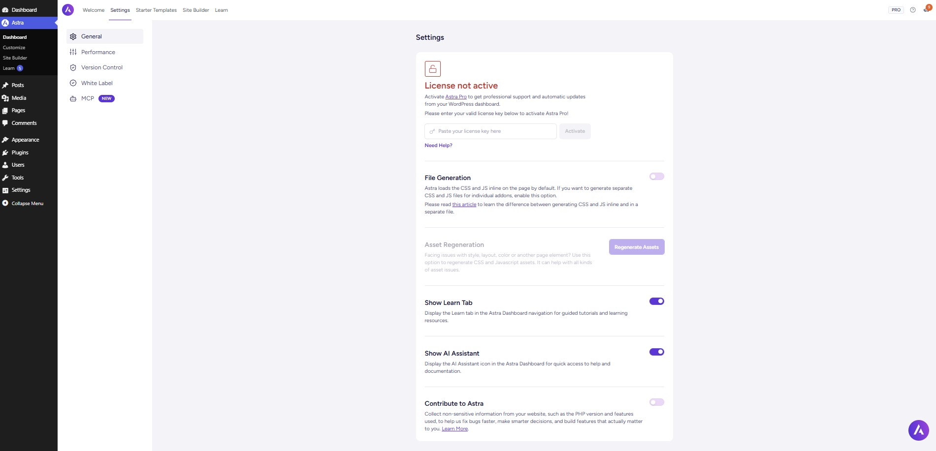 Astra Dashboard: Complete Guide to Settings, Modules & Features Word Image 326616 6
