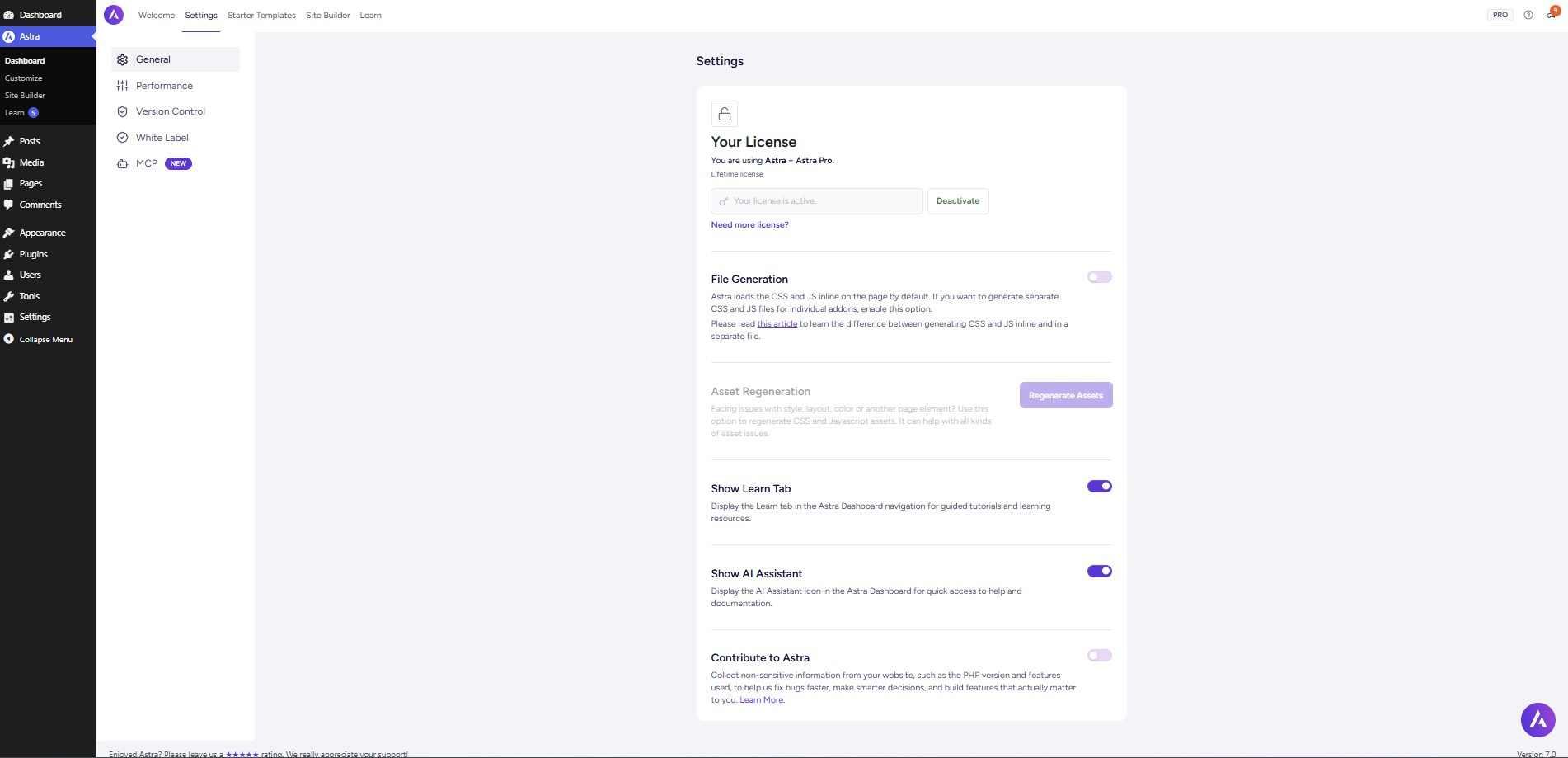 Astra Dashboard: Complete Guide to Settings, Modules & Features Word Image 326616 7