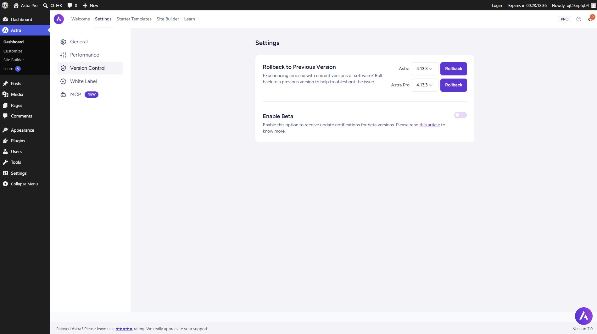 Astra Dashboard: Complete Guide to Settings, Modules & Features Word Image 326616 9