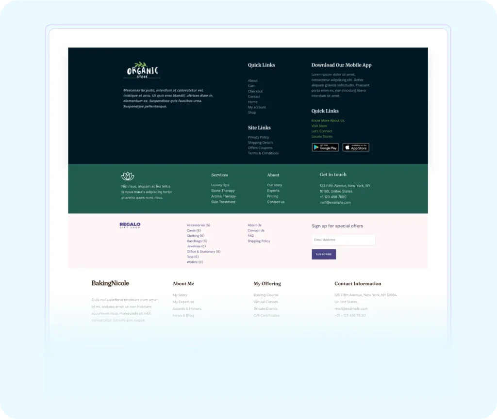 design beautiful and functional footers design beautiful and functional footers